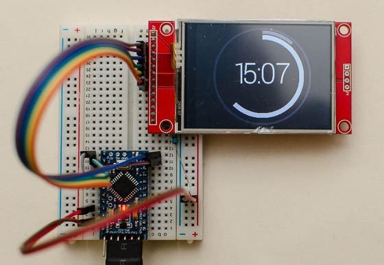 ILI9341 with Arduino Pro Mini